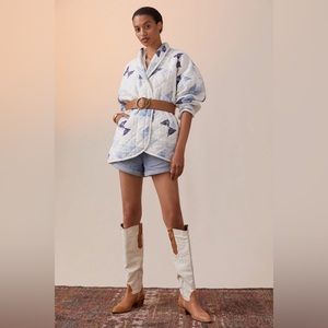 Anthropologie - Quilted Patchwork Jacket